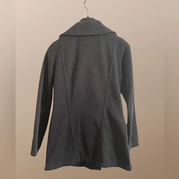 Billabong | Grey Button-Down Trench Coat - Picture 2 of 11